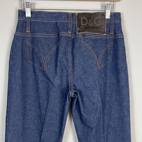 Dolce & Gabanna Straight Flare Jeans Retro Western 70s Y2K Size 26 low rise - Picture 6 of 14